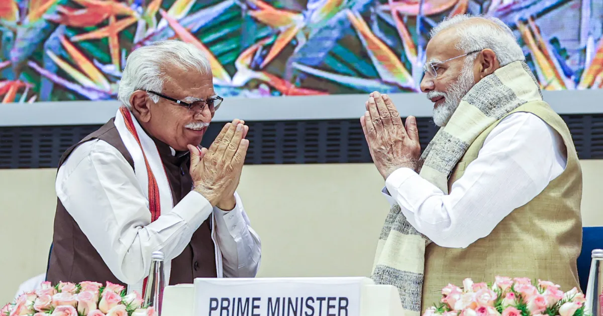PM Modi Praises Khattar’s Work In Urban Development While Extending Birthday Wishes