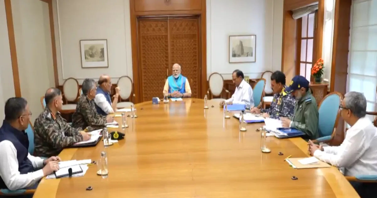 #JUSTIN: High-Level Defence Meeting Underway with PM Modi