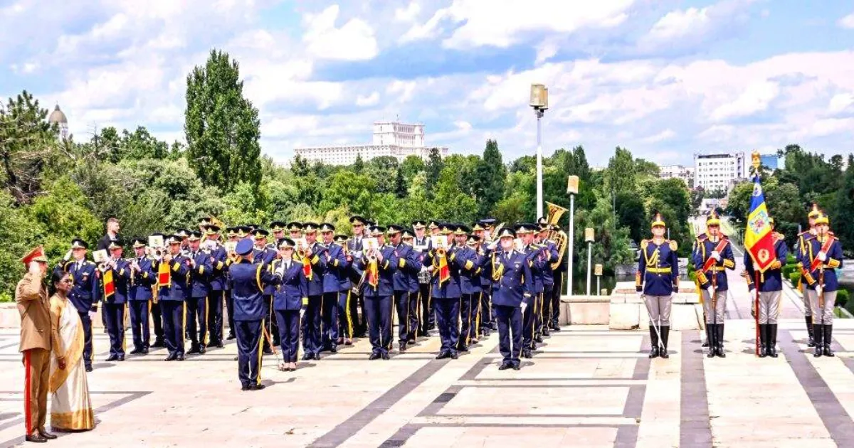 President Murmu Visits Bucharest War Memorial During Romania Trip