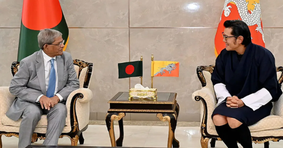 Bhutan King Meets Bangladesh President During Transit Stop In Dhaka