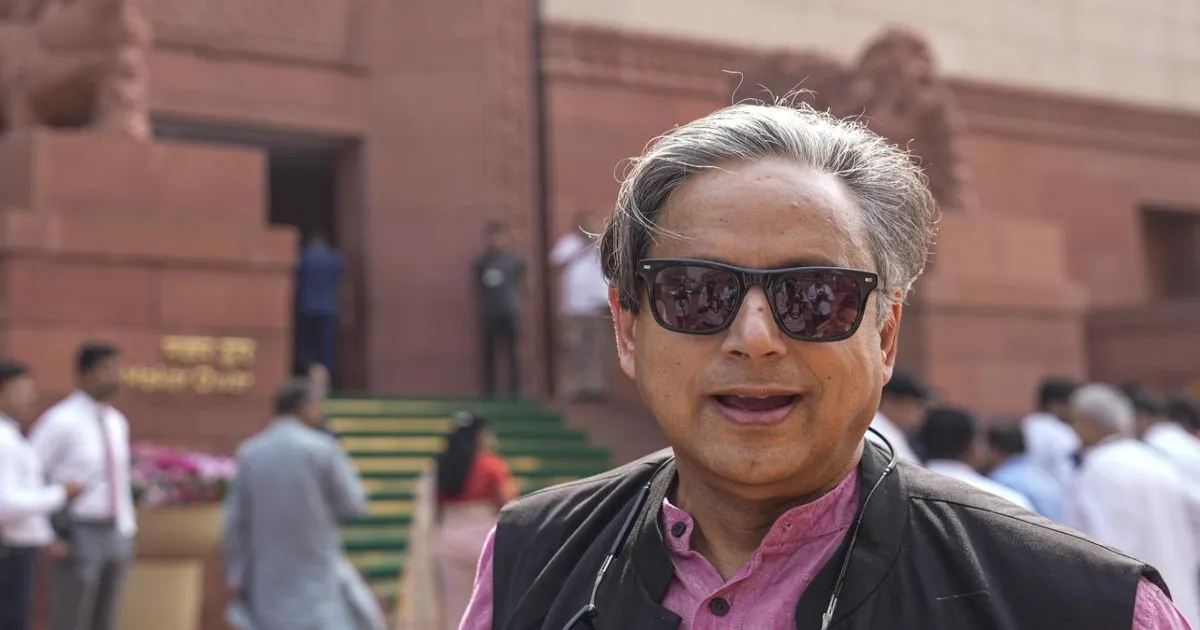 BJP Criticises Shashi Tharoor Over Remarks on Vande Mataram Usage