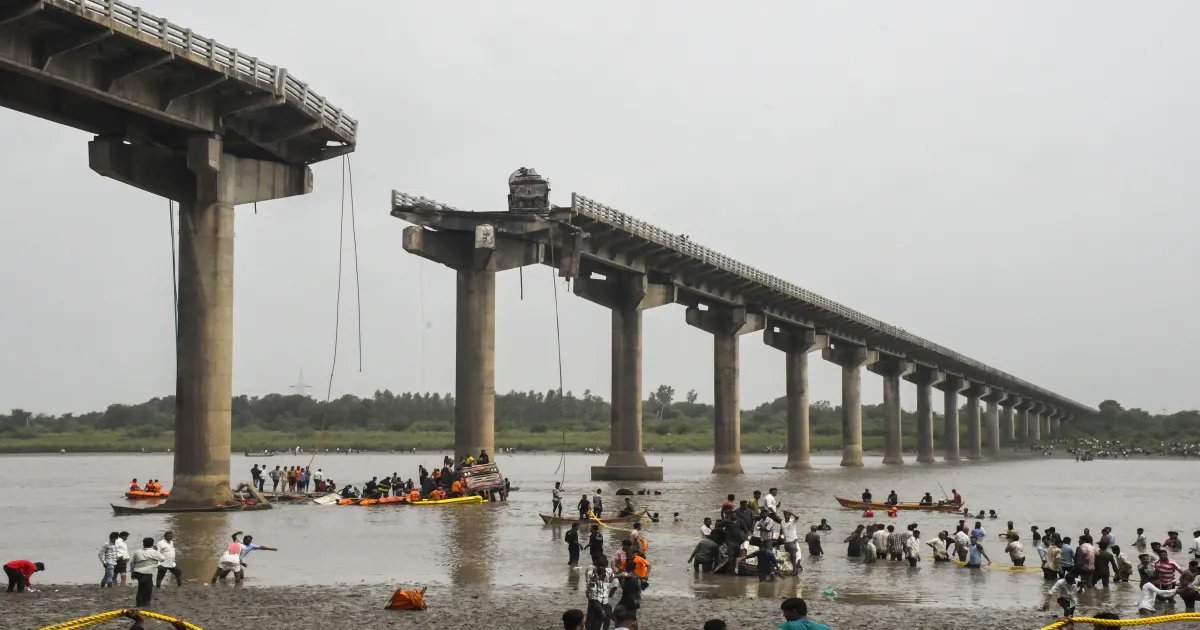 Vadodara Bridge Collapse Horror: Death Toll Hits 13, Rescue Efforts Intensify!