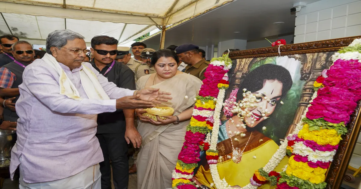 Karnataka CM Pays Tribute to Iconic Actress Saroja Devi