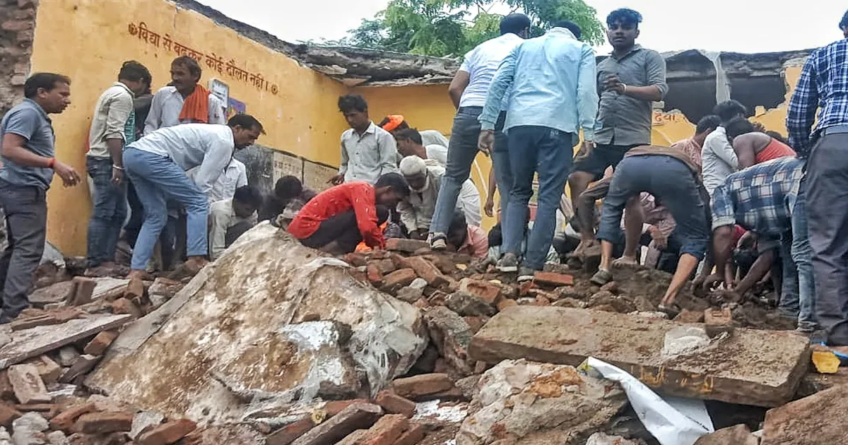  #JustIN Six Students Killed in Rajasthan School Collapse