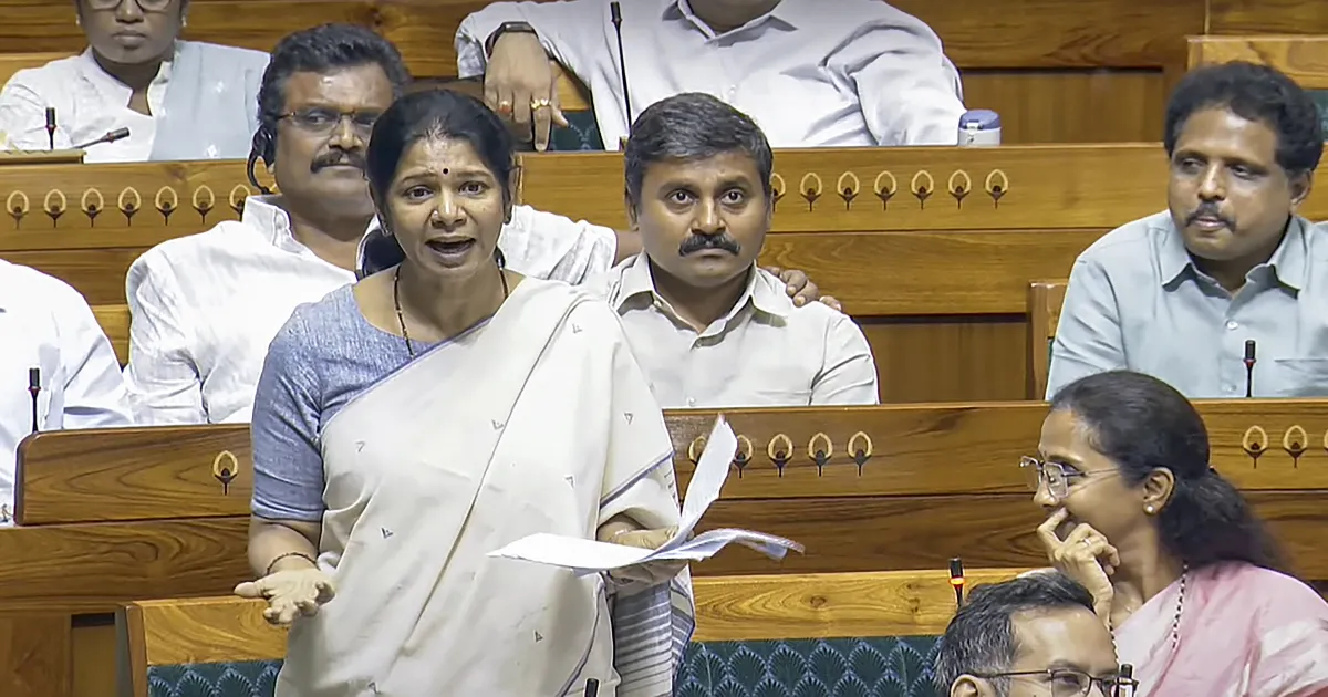 Monsoon Session: Kanimozhi Blasts Modi’s ‘Vishwaguru’ Claim Over Pahalgam Failure
