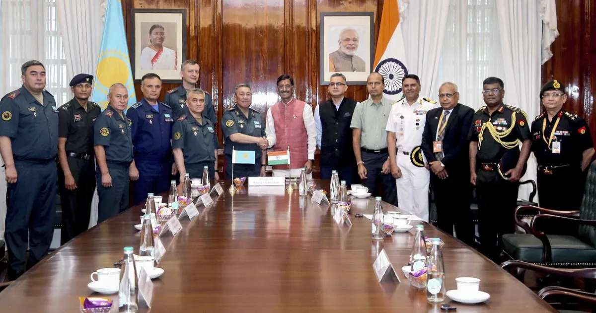 India, Kazakhstan Forge Stronger Military Ties in Key Talks
