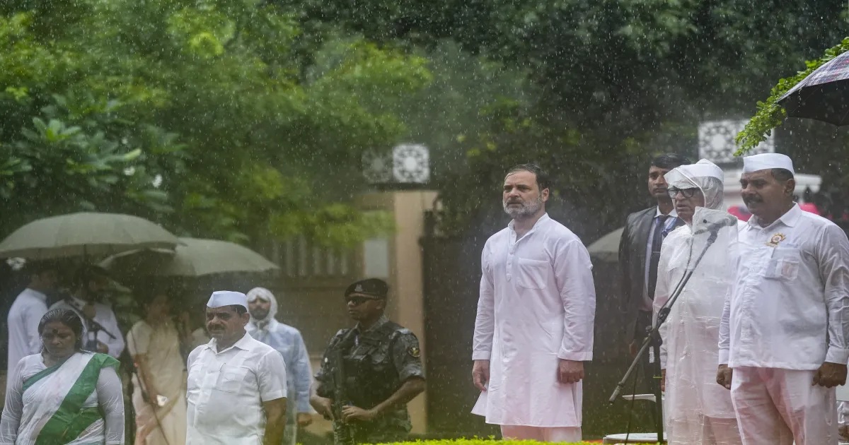 BJP: Gandhi, Kharge Absence at Red Fort Reflects 