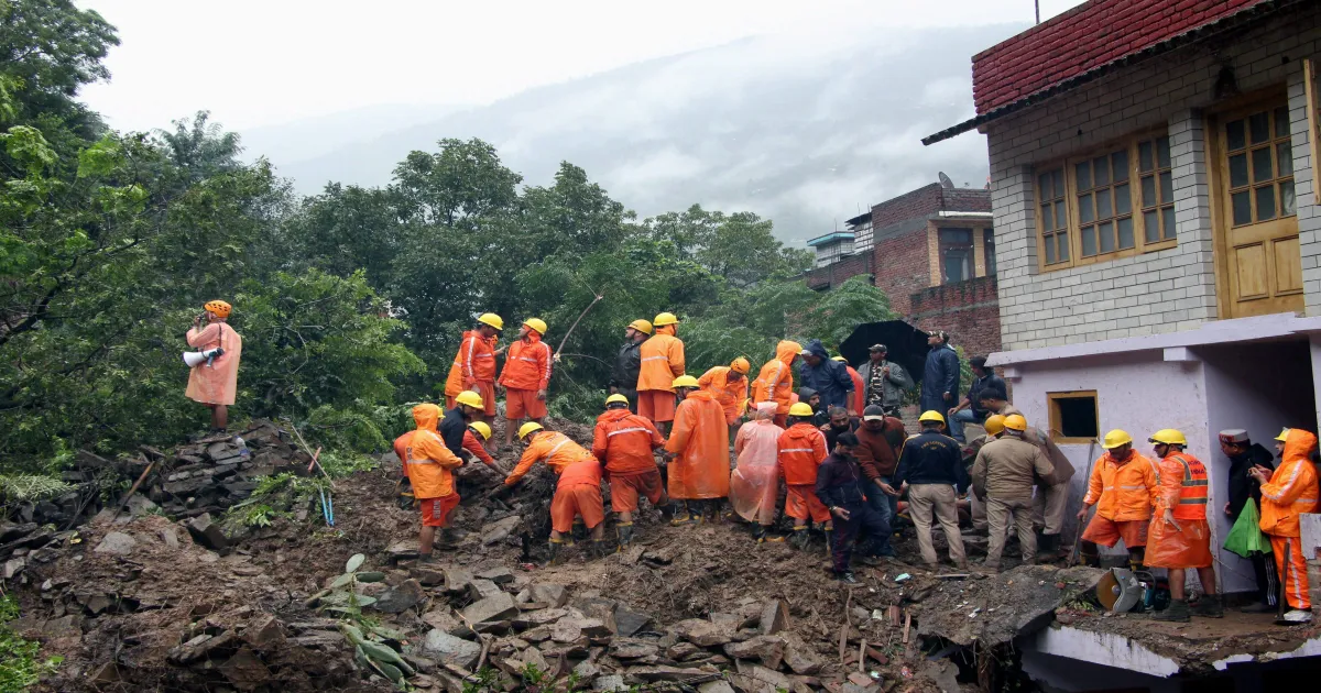 Himachal Landslide Kills One, Six Still Trapped