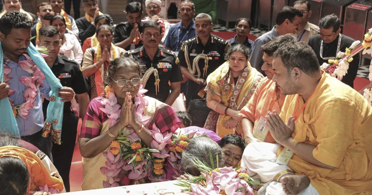President Murmu Makes Pilgrimage to Mathura and Vrindavan