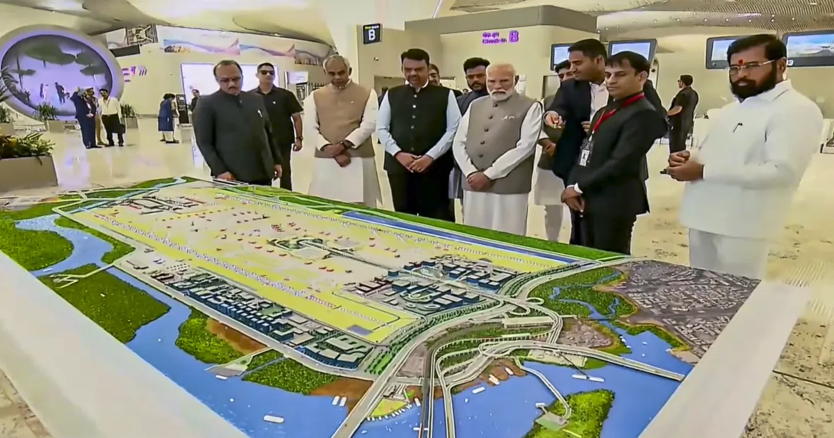 PM Modi Unveils Navi Mumbai Airport, Metro Line, and STEP Scheme