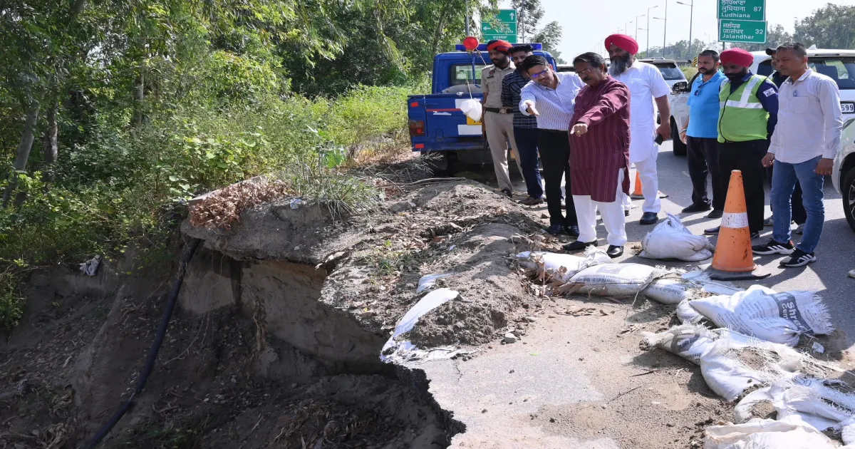 Harsh Malhotra Tours Flood Hit Villages in Kapurthala, Promises Fast Compensation