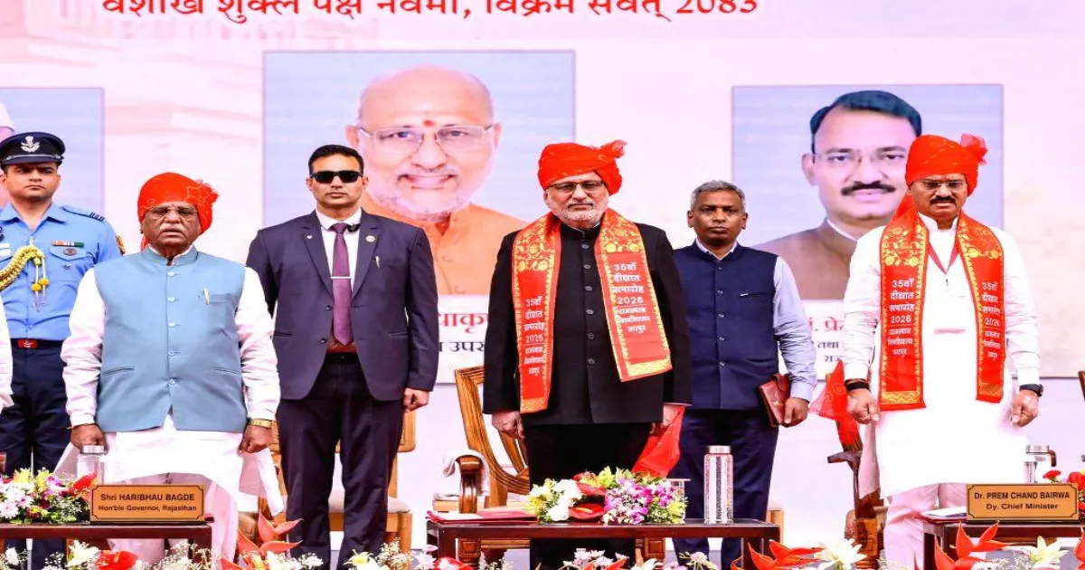 VP Radhakrishnan Urges Students to Become Job Creators and Drive Viksit Bharat Vision