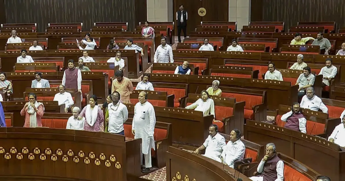 Monsoon Session: Opposition Uproar Forces Rajya Sabha Adjournment