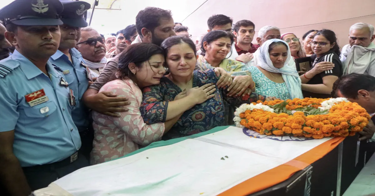 Rohtak Bids Emotional Farewell to IAF Squadron Leader Lokender Singh Sandhu
