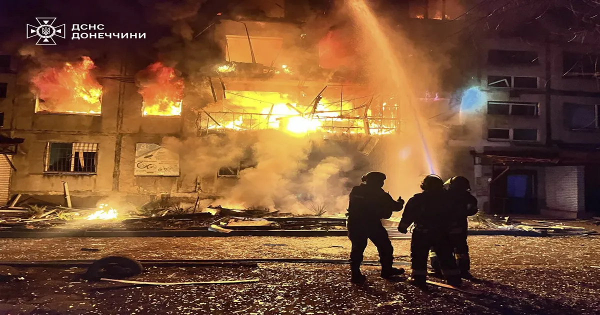Russian Strikes Devastate Dobropillia, Killing 11 and Wounding Dozens
