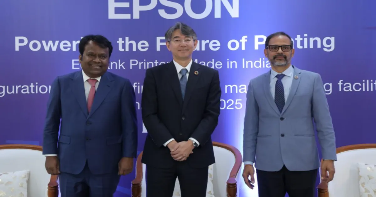 Epson Launches First Ink-Tank Printer Manufacturing Plant in Tamil Nadu