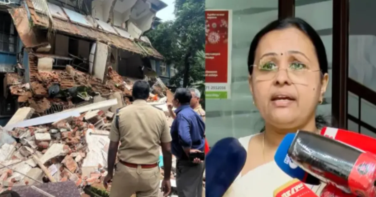 Kerala Protests Intensify Over Kottayam Hospital Collapse, Demand Veena George’s Resignation