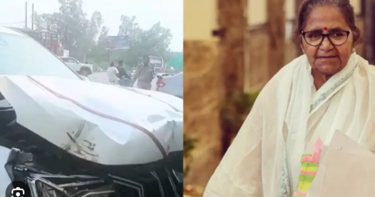 UP Minister Gulabo Devi Escapes with Minor Injuries in Hapur Convoy Crash