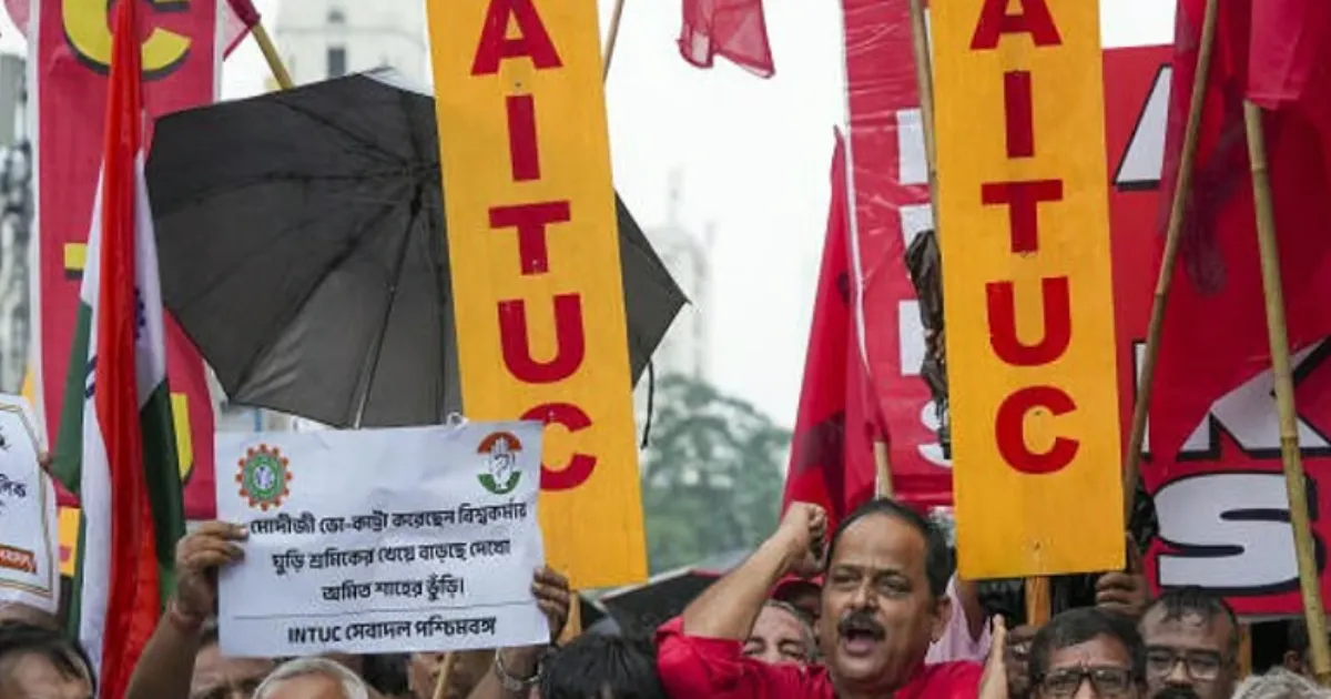 Bengal Braces for Nationwide Strike as Trade Unions Protest Labour Policies