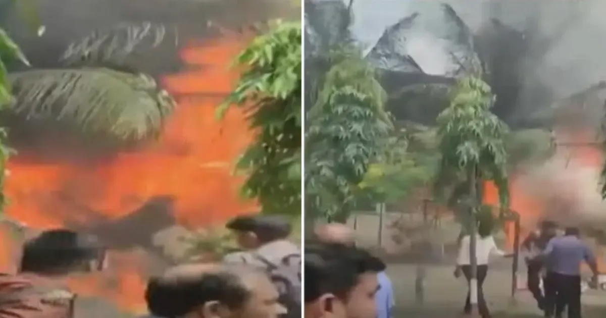 Bangladesh Air Force Jet Crashes Into College