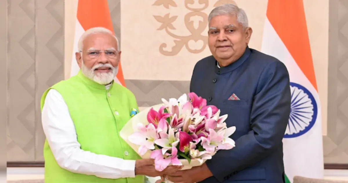 PM Modi Wishes Dhankhar Well After Resignation