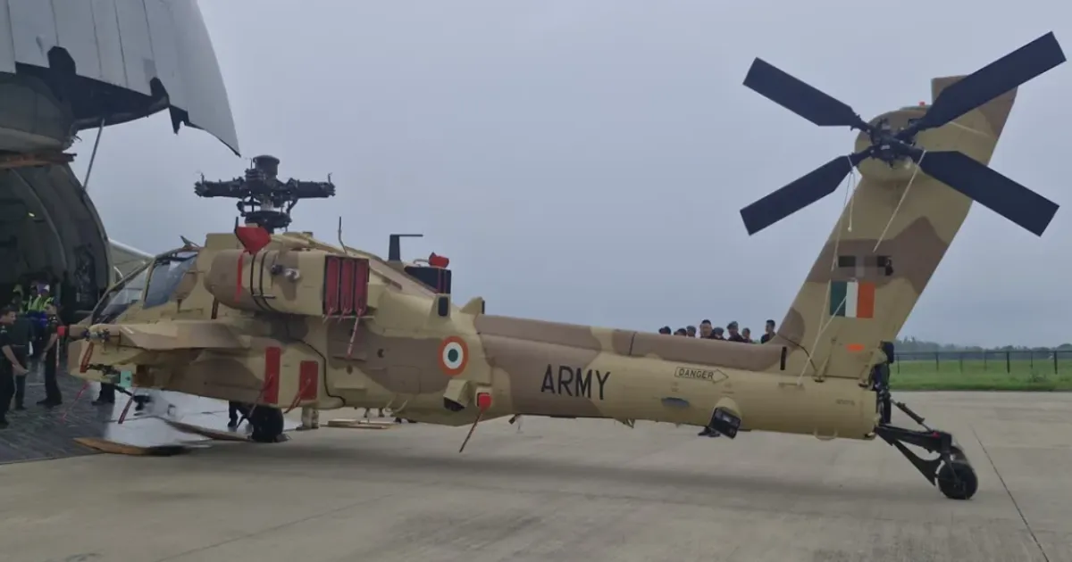 Apache Helicopters Land in India, Boost Army Power