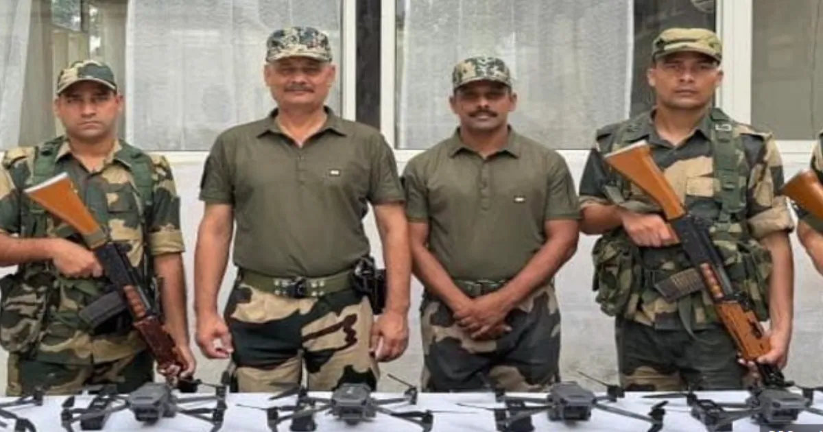 BSF Foils Pakistani Drone Smuggling in Punjab