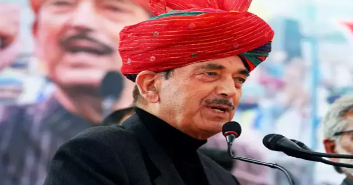 J-K Statehood: Azad Urges Unified Political Push