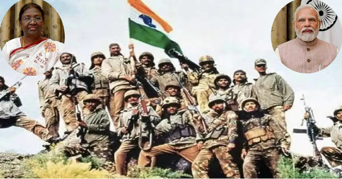 PM Modi, Murmu Salute Kargil Heroes’ Epic Sacrifice