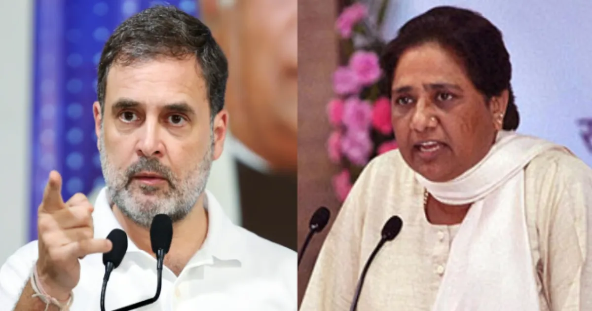 Mayawati Slams Rahul’s Dalit Stand as Hypocritical