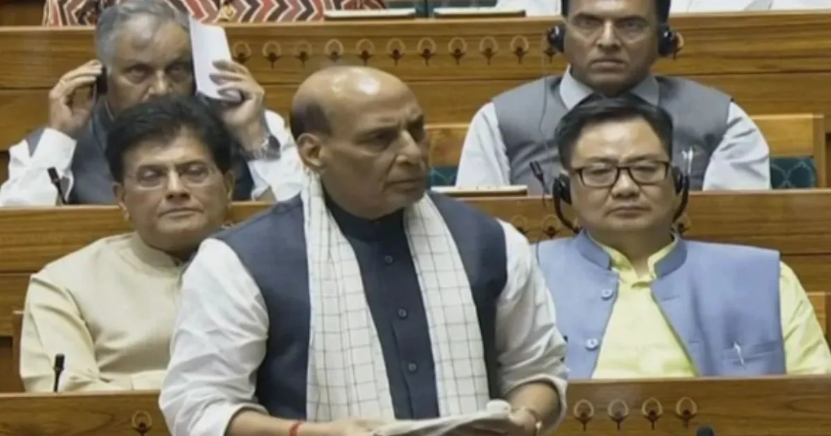 Monsoon Session: Rajnath Hails Op Sindoor, Slams Opposition