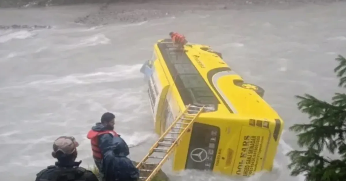 ITBP Bus Plunges into Sindh River, All Rescued