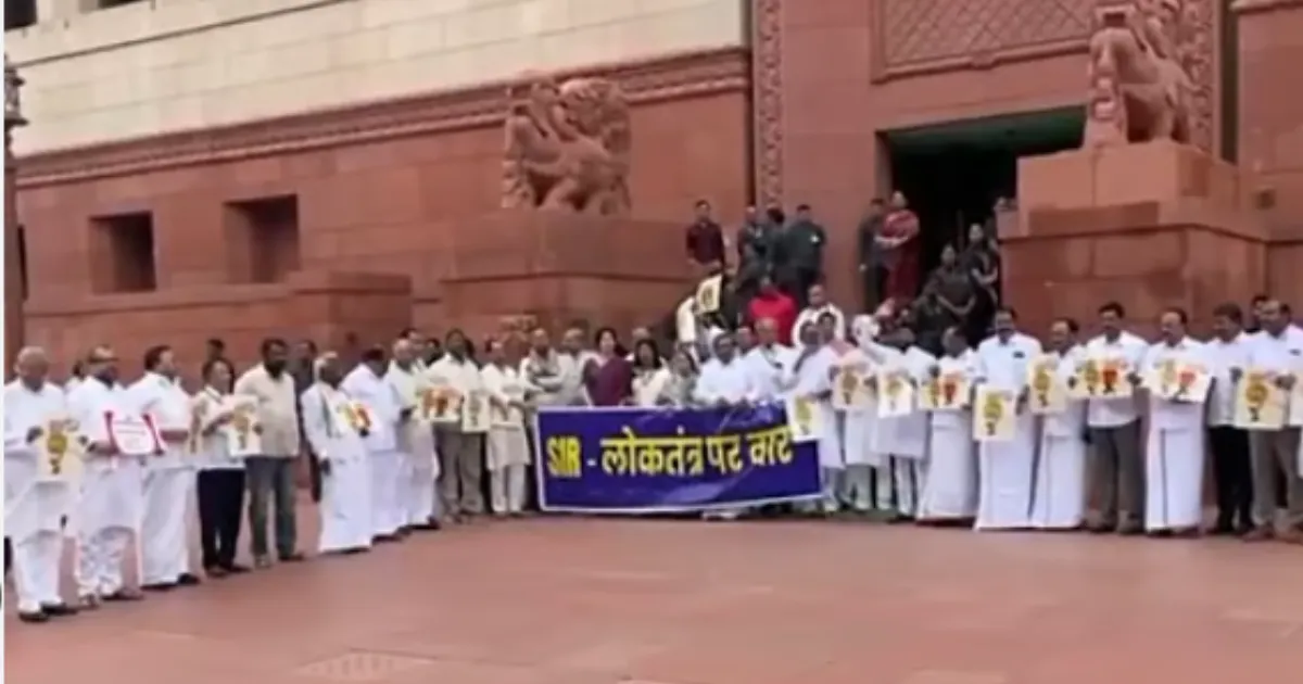 Opposition Protests SIR Voter Roll in Parliament