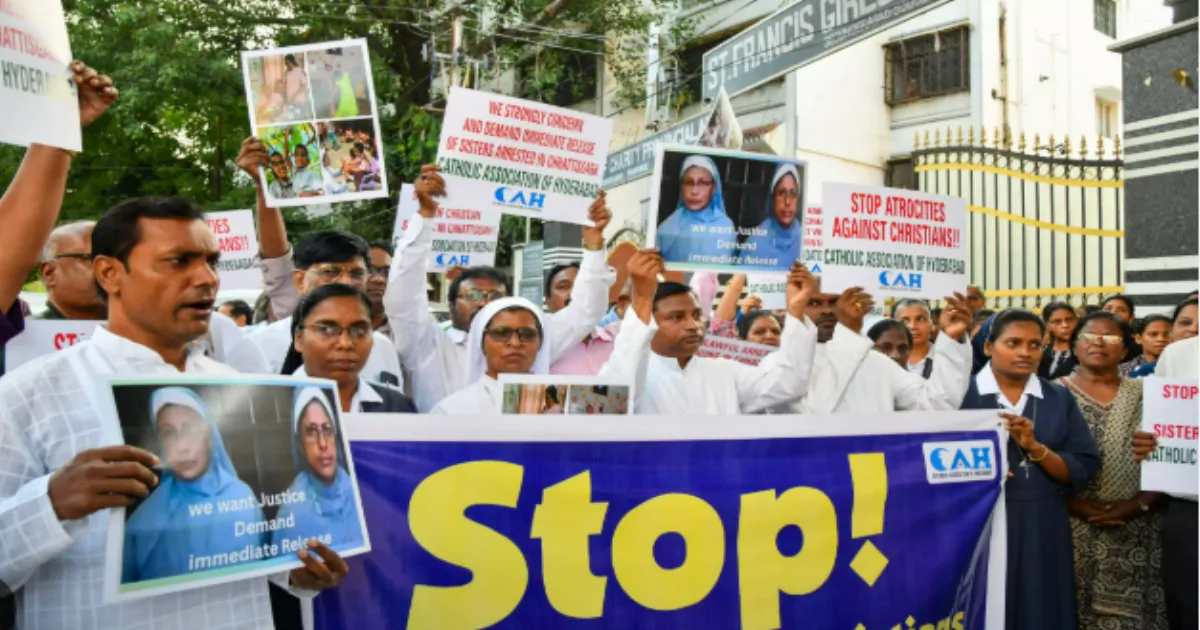 Nuns’ Arrest Sparks Conspiracy Claims in Chhattisgarh