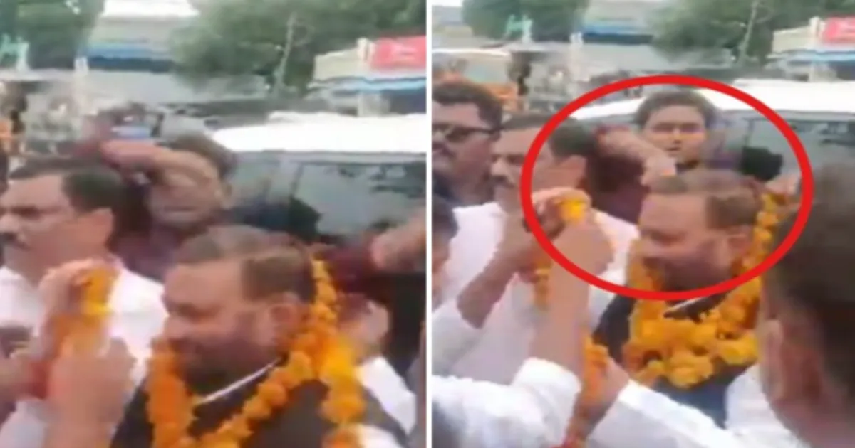 Swami Prasad Maurya Slapped in Rae Bareli