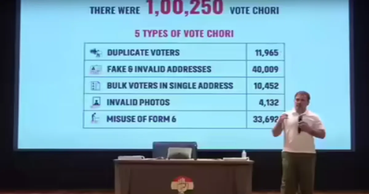 UP Election Chief Debunks Rahul Gandhi’s Fraud Claims
