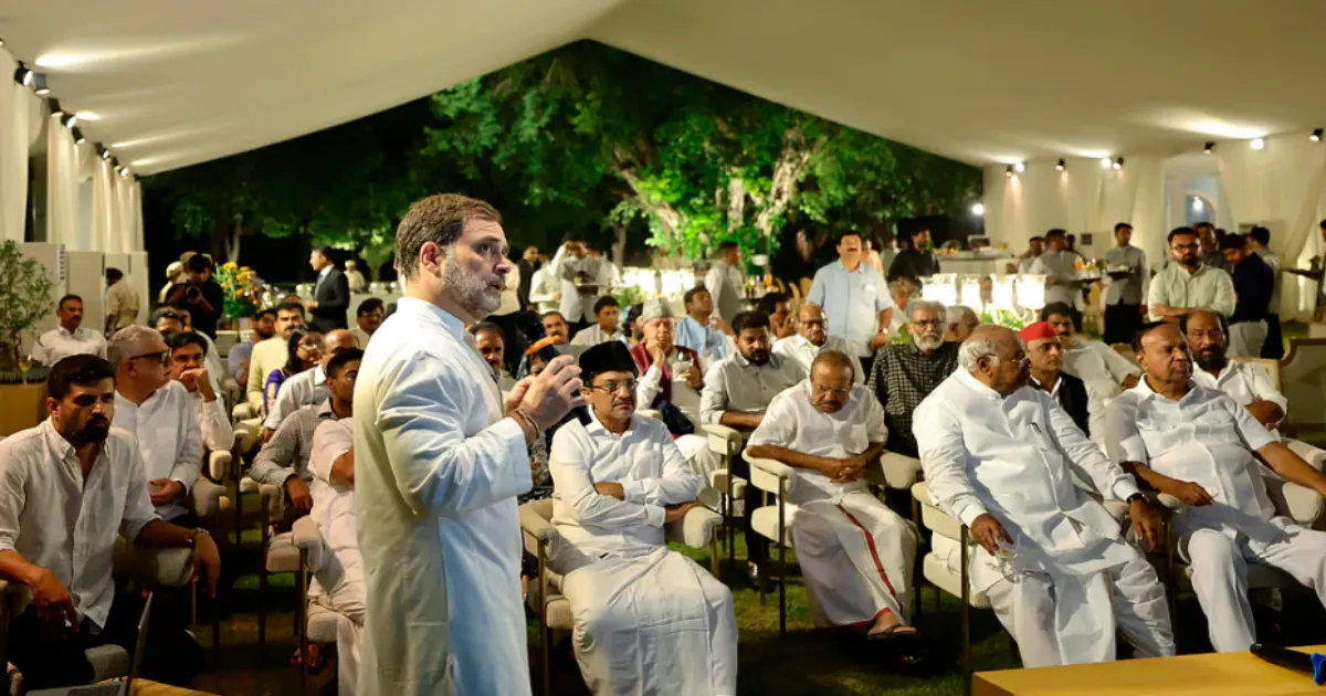 Rahul Drops Bombshell at INDIA bloc Dinner: EC, BJP 