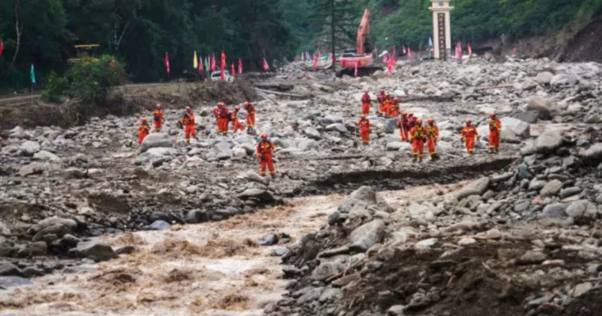 Flash Flood Devastates Chinese Campsite