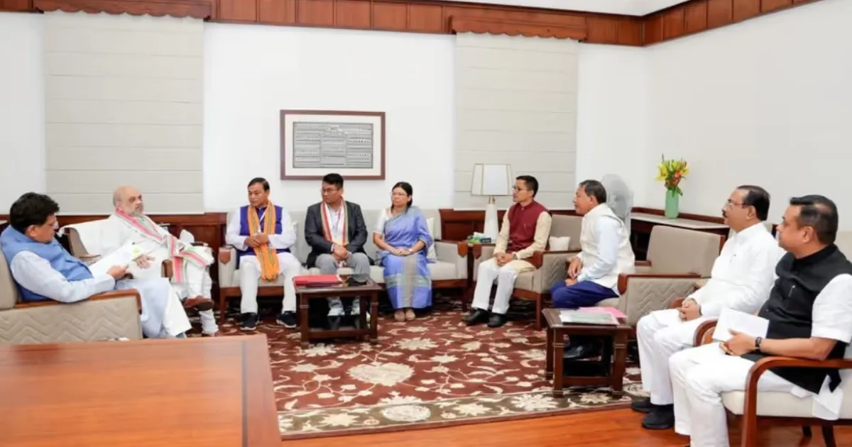 BJP’s Big Plan for Tripura’s Tribals: Shah Meets Leaders