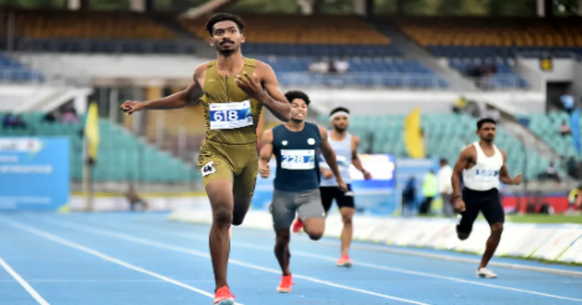 Vishal TK Wins Gold, Breaks 400m Record