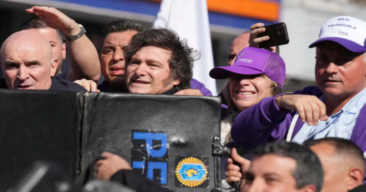 Chaos in Argentina: Milei Rally Attacked by Protesters