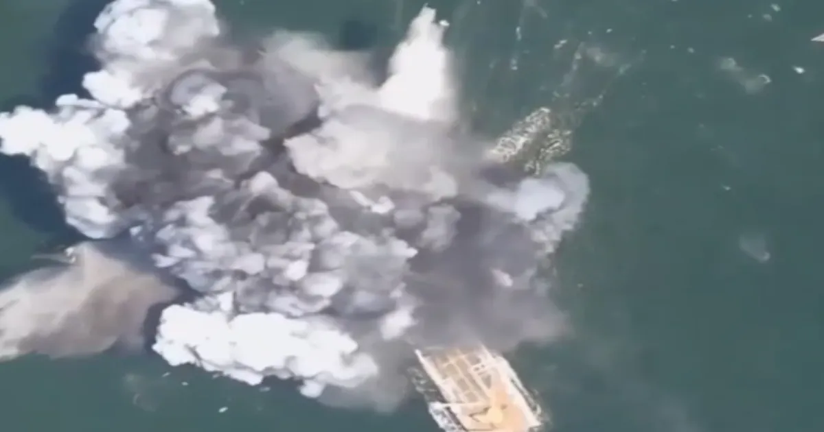 Ukraine’s Largest Naval Ship Obliterated by Russian Drone