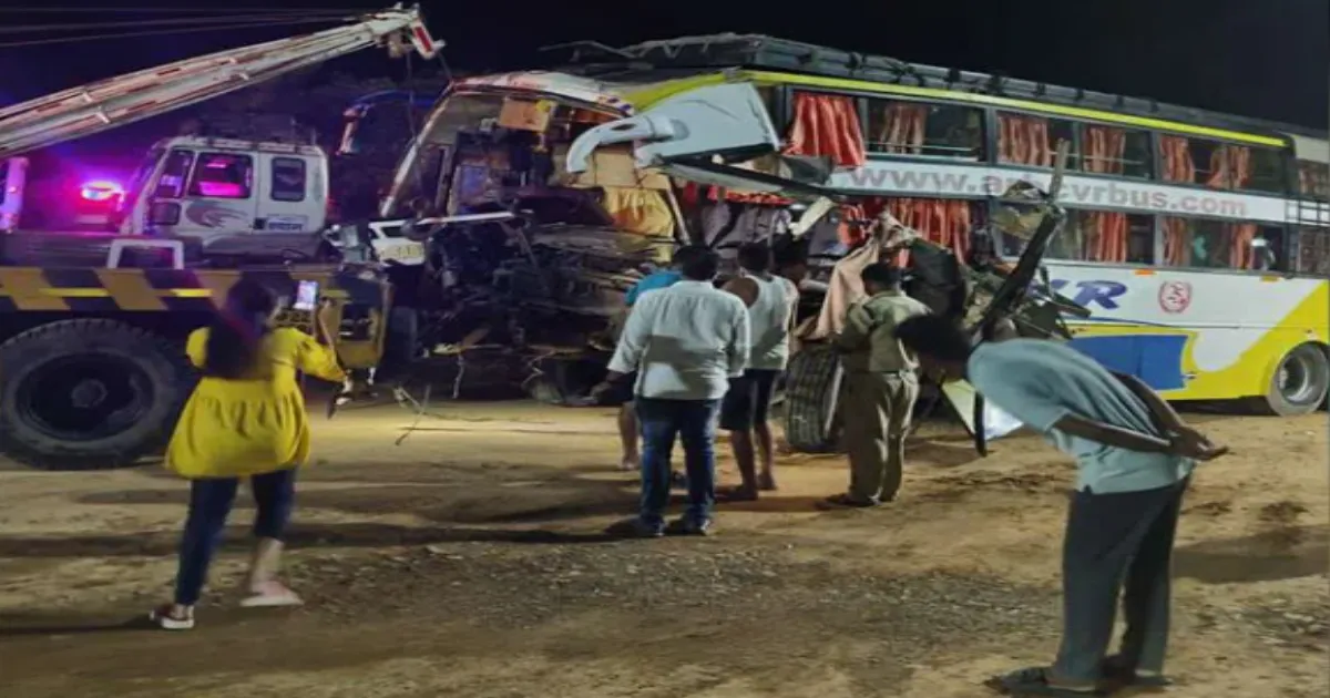 Bus-Truck Crash Kills Four in Telangana