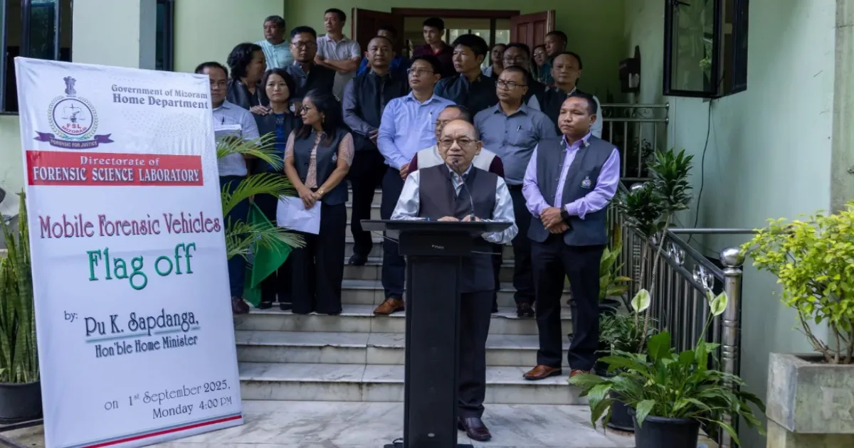 Mizoram Launches 10 High-Tech Mobile Forensic Vehicles