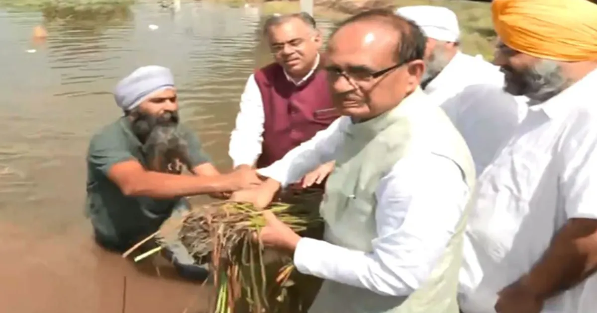 Shivraj Singh Chouhan Visits Punjab’s Flood-Ravaged Districts
