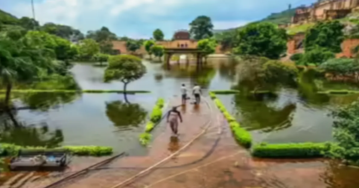 Red Alert In Rajasthan: Heavy Rains Lash, Two Dead Many Injured in Jaipur