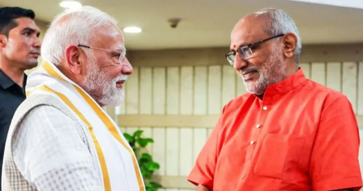 CP Radhakrishnan Elected 15th Vice President Of India