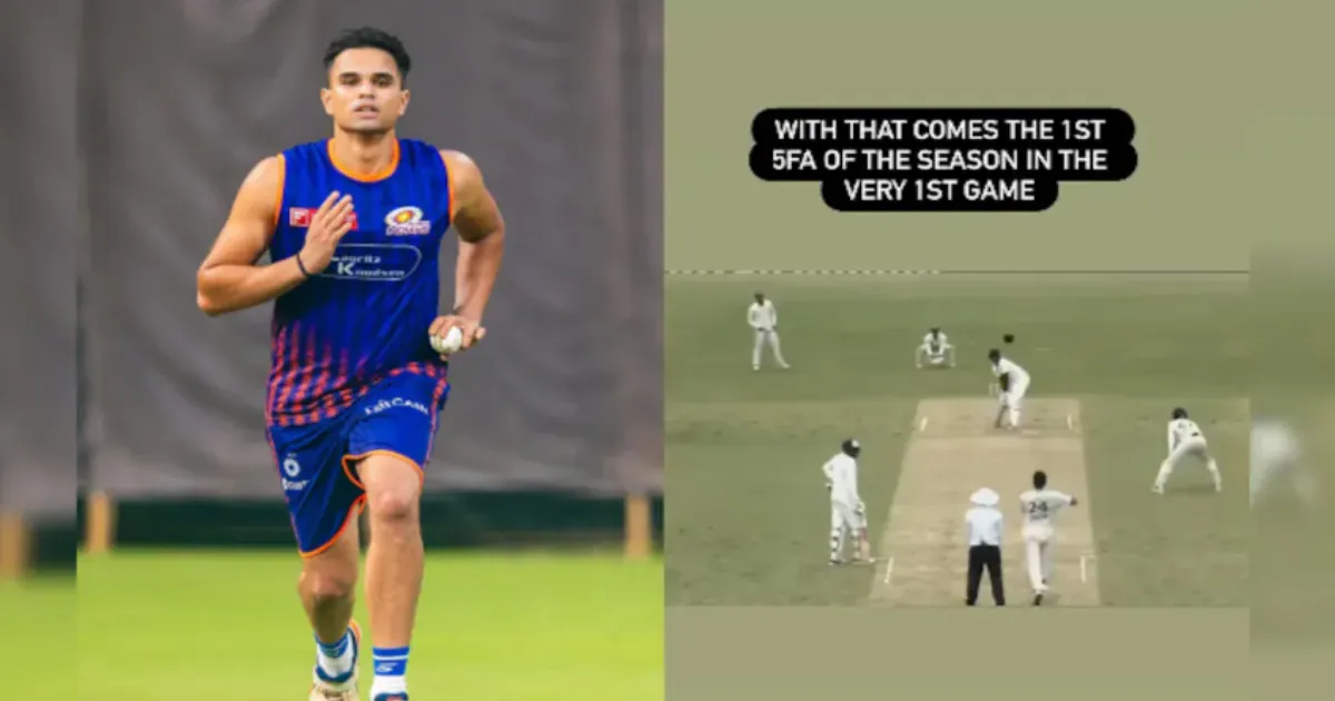 Arjun Tendulkar Shines With Five-Wicket Haul, Excels With Bat For Goa
