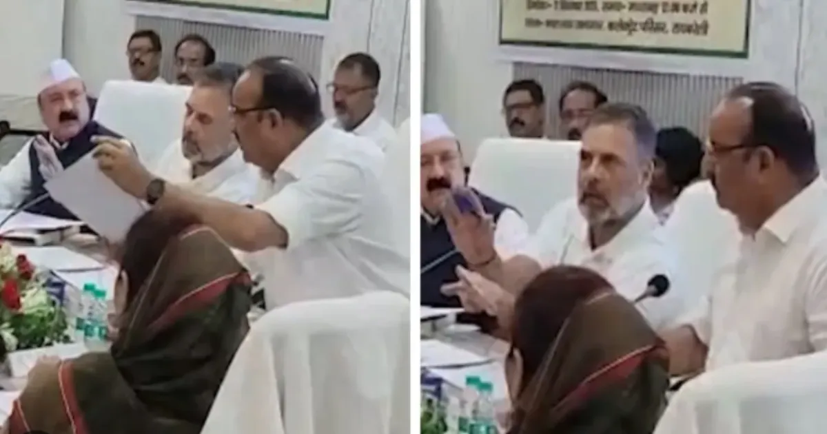 Heated Confrontation Erupts Between Rahul Gandhi and UP Minister