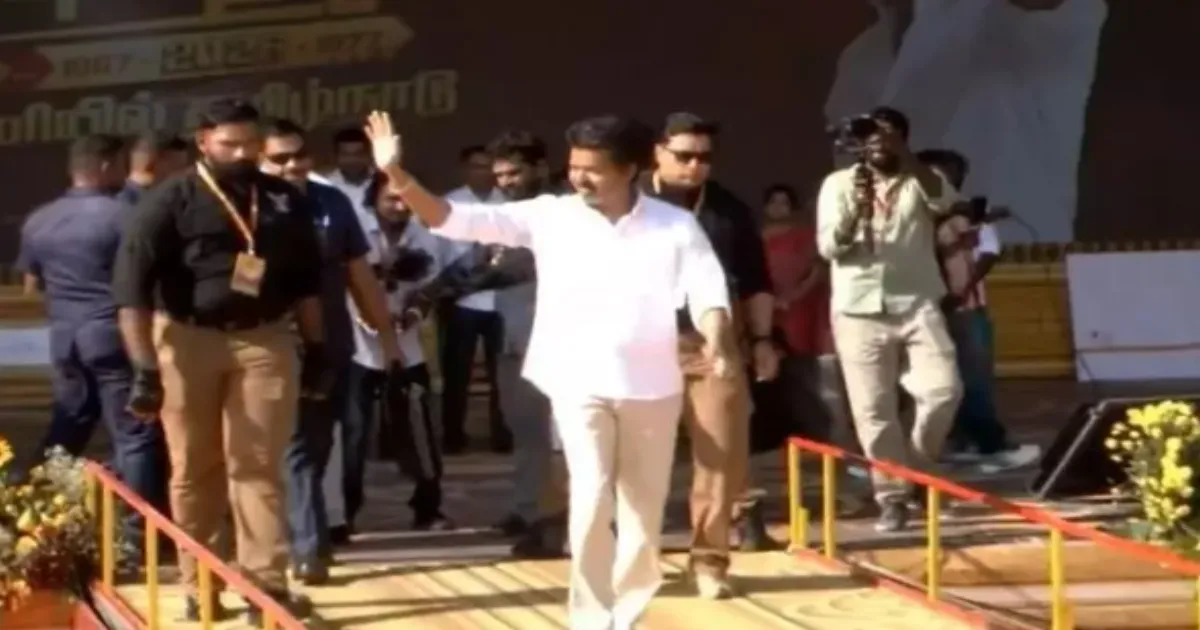 Vijay Receives Grand Welcome In Tiruchirappalli Before Poll Campaign Launch